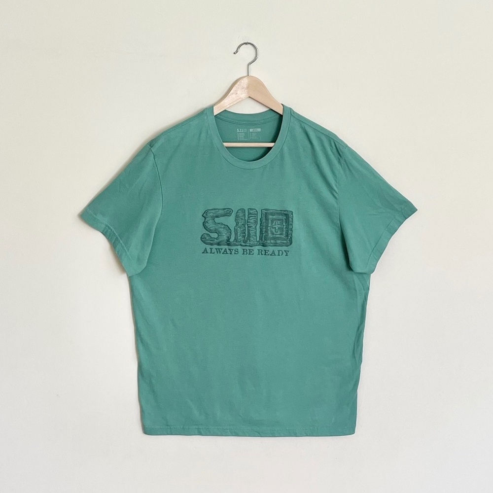 5.11 Tactical Sedona Logo Graphic Green T Shirt Men’s Size 2XL